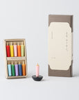 Colorful Rice Wax Candle Vivid Colors Gift Set