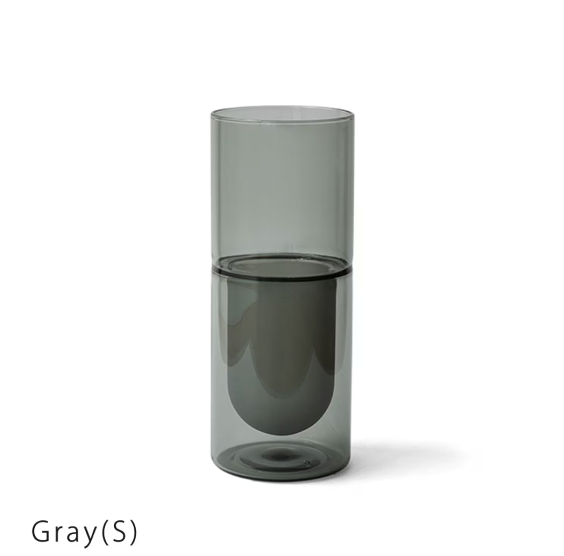 DW VASE (S) 幾何雙層耐熱玻璃花瓶 / 燭台