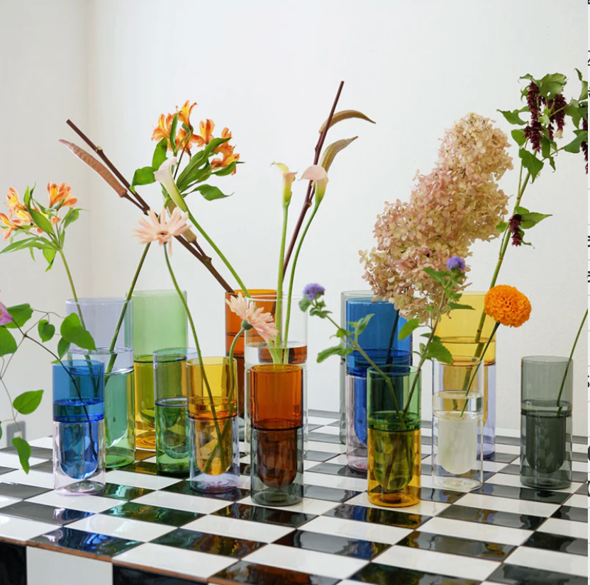 DW VASE (S) 幾何雙層耐熱玻璃花瓶 / 燭台